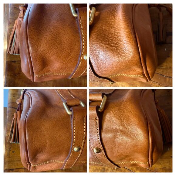 Dooney & Bourke Florentine Large Tassel Satchel – Natural - Picture 6 of 17